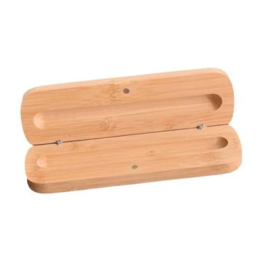 Imagem de SiaBiced Estojo de Madeira para Instrumentos de Escrita E Armazenamento de Lápis, Lápis único