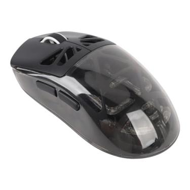 Imagem de Mouse Sem Fio, Mouse de Computador Ergonômico Ultraleve, Mouse de Jogo Portátil de 3 Modos para Desktop de Laptop PC, Suporte a Modos Bluetooth Sem Fio Com Fio