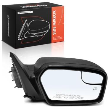Imagem de A-Premium Espelho retrovisor elétrico do lado do passageiro - compatível com Ford Fusion 2011-2012 - aquecido, com detecção de ponto cego, textura preta