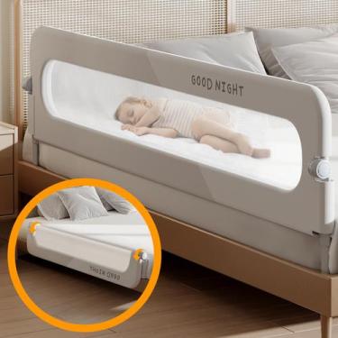 Imagem de Trilhos de Cama Dobráveis Strenkitech para Crianças - Twin, Queen e Ki
