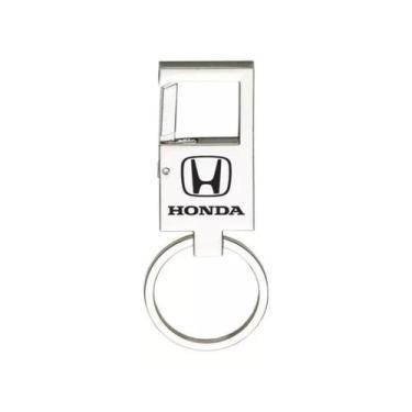 Imagem de Chaveiro Para Honda Metal Espelhado Mosquetão  - E - LUALKI STORE LASE