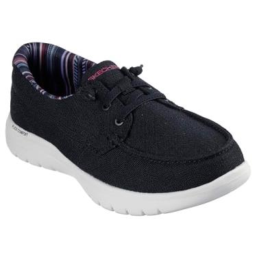 Imagem de Skechers Tênis náutico feminino flexível coral Bliss, Preto Multi, 38