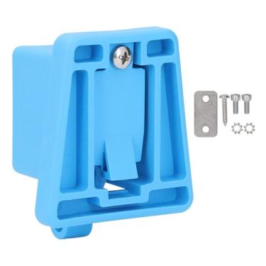 Imagem de Bloco de Portador Frontal de Bicicleta, PA66 Fibra de Vidro de Bicicleta Frontal Adaptador de Bolsa de Saco de Bolsa para Brompton Folding Bike Cycling Part (Azul)