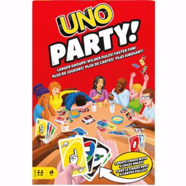 Imagem de Jogo Uno Party Cartas Especiais 224 Cartas 7 + Mattel
