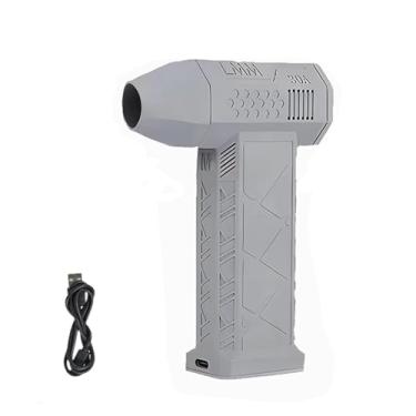 Imagem de YXX7XY 130000RPM Velocidade do vento 52m/s Turbo Jet Ventilador Turbo Ventilador de ar Poderoso Ventilador de duto Industrial Ventilador de Duto Motor Sem Escovas Secador Elétrico de Carro (Prata)