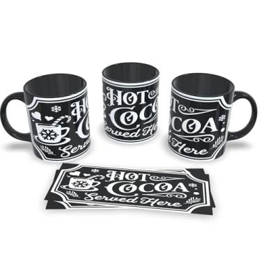 Imagem de Caneca Preta Personalizada Chocolate Quente – Presente Criativo (Mod.8)