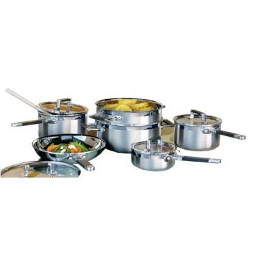 Imagem de Starfrit Conjunto de panelas de aço inoxidável Heritage InLuv 10 peças