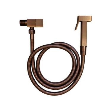 Imagem de Ducha Higiênica Quadrada Inox Rose Gold Fosco - RENO