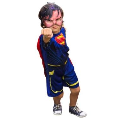 Imagem de Fantasia infantil superman - festa - CHARMINHO DO BEBÊ, GG