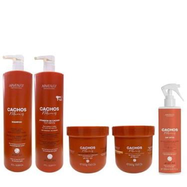 Imagem de Kit Arvensis Professional Cachos Naturais -Shampoo 1L + Ativador De Ca