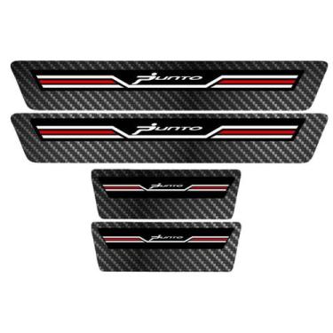 Imagem de Soleira Porta Sport Vermelho Carbono Punto 2013 2014 a 2017 - Jhow Ade