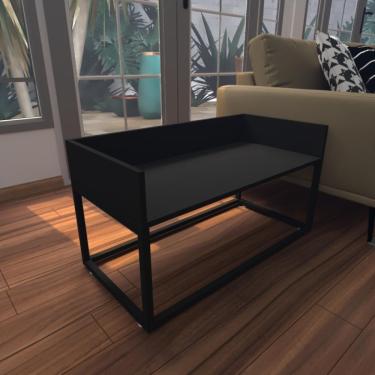 Imagem de Cama Cachorro Caes Pequenos Casa Pet Caminha Casinha Mdf Preto Preta