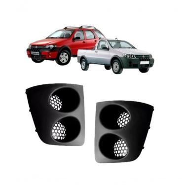 Imagem de Par Grade Parachoque Palio Week Adventure 2004 A 2007 S/furo