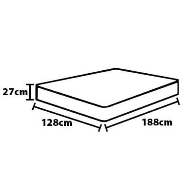 Imagem de Colchão Viúva Castor Dome One Com Molejo Tecnopedic Bege