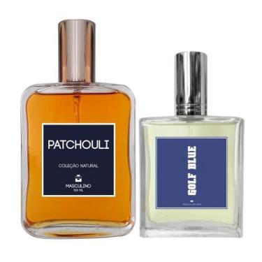 Imagem de Kit Perfume Masculino Patchouli 100Ml + Golf Blue 50Ml - Essência Do B