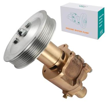 Imagem de AULINK Bomba D'Água 46-807151A9 46-72774A86 Para Mercruiser Bravo 4.3L 5.0L 5.7L 6.2L 7.4L 8.2L Com Polia De Correia Serpentina E Motor Popa