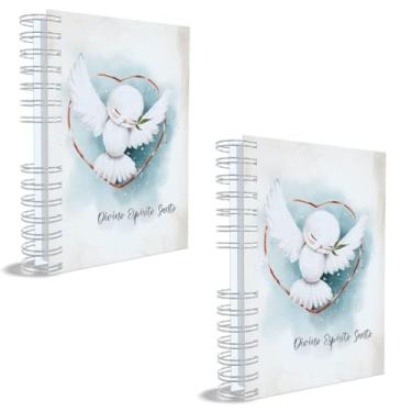 Imagem de Kit 2 Cadernos Católico Divino Espirito Santo, Tamanho A5