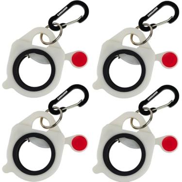 Imagem de CANAANIN Suporte de gravata com zíper, mosquetão colorido, atualizado, clipe para chaveiro para organizador de cinto de ferramentas, forte e eficiente para eletricistas, suporte reutilizável portátil