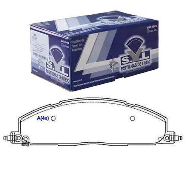 Imagem de Pastilha De Freio Traseira - Sistema Wagner - RAM 2500 09 - SYL3125