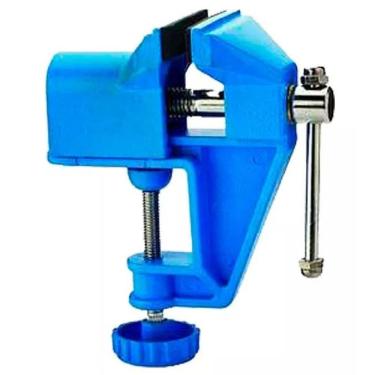 Imagem de Torno De Bancada Aco Base Fixa Mini Morsa 60mm Hikari Hk201