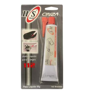 Imagem de Kit Silicone Alta Temperatura Bisnaga 50gr Neutro Cinza 4 Uni - HS BON