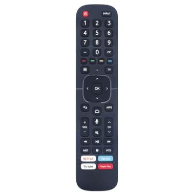 Imagem de Beyution Controle remoto de substituição de voz ERF2G60H compatível com Smart TV Hisense ERF2K60H 32E5600EU 40E5600EU 55H6510G 65H6510G 75H6570G 85H6570G 65H6570G 50H6510G 75H65510G 10G