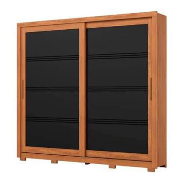 Imagem de Guarda-Roupa Casal 2 Portas Correr 4 Gavetas Medelín Henn Roupeiro, NA
