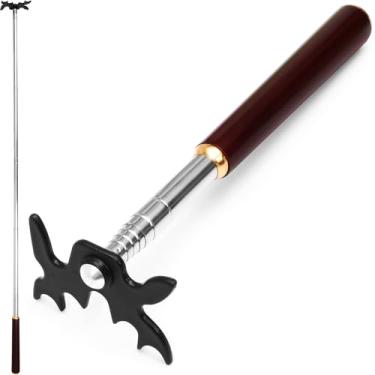 Imagem de Skylety Ponte retrátil para taco de bilhar com cabeça de ponte, conjunto de sinuca acessório de taco de bilhar para mesa de bilhar (capa de madeira)