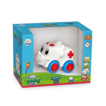 Imagem de Puff Toys, Coleção Dinos Car, Ambulância