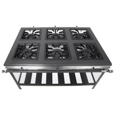 Imagem de Fogão 6 Bocas Extra Metal Brey 306