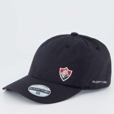 Imagem de Boné Fluminense FC 6 Gomos Preto - Supercap, Único