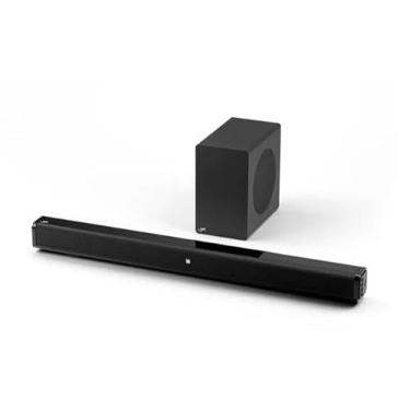 Imagem de Soundbar 2.1 GET com Subwoofer 240W RMS | Bluetooth 5.0, HDMI ARC, USB e Entrada Óptica | Som Potente, Graves Profundos e Design Premium Preto