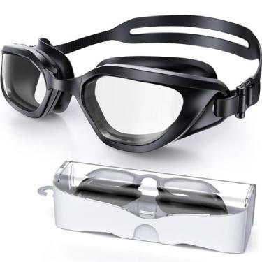Imagem de Óculos de natação Vegemono Anti-Fog UV400 com proteção para adultos/jo