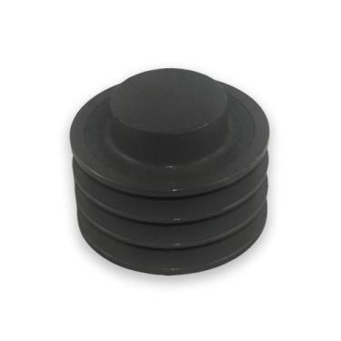 Imagem de Polia de Ferro Fundido 70mm 3 Canais Perfil B Sem Furo - Mademil