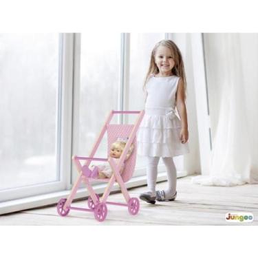 Imagem de Carrinho de Boneca Bebê Reeborn Brinquedo Infantil Crianças Menina Pas