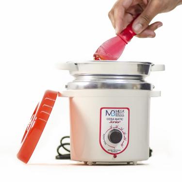 Imagem de Aquecedor Cera Matic Junior MegaBell c/ Refil 400g Vermelho