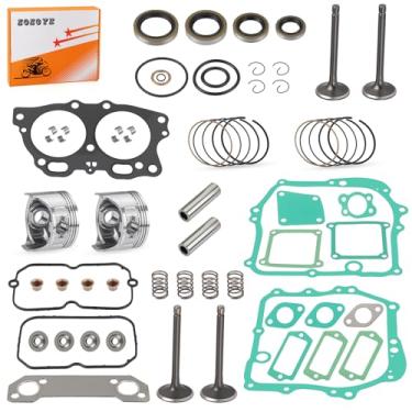 Imagem de Para carrinho de golfe EZGO 4 ciclos a gás 350cc EH35C MCI Fuji Robin motor grande 0,25 mm kit de reconstrução de extremidade superior com pistão + conjunto de anéis/w juntas 72504G01 1996-2002