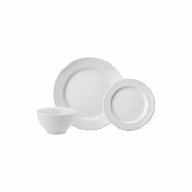 Imagem de Serviço de 18 Peças com Bowl em Porcelana, Modelo Voyage, Redondo, Porcelana Schmidt