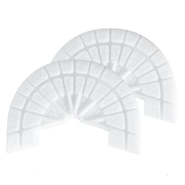 Imagem de Protetor de sola para tênis, placas de reparo de salto de sapato autoadesivas fortes para Air Jordan 1 sola antiderrapante para homens e mulheres - Adesão atualizada (branco, 9,5-10,5)