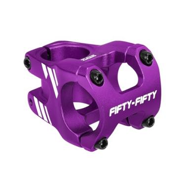 Imagem de FIFTY-FIFTY Haste de bicicleta de montanha, haste curta de liga de alumínio MTB, adequada para tubo de direção de 1-1/8, guidão de bicicleta de 31,8 mm, adequado para todas as montanhas, suportes