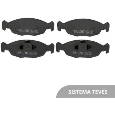 Imagem de Pastilha de Freio Dianteiro Chevrolet Corsa 1994 a 2008 SYL