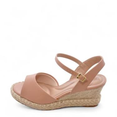 Imagem de Sandália Feminina Beira Rio Anabela REF: 8486118 NAPA, Nude, 35