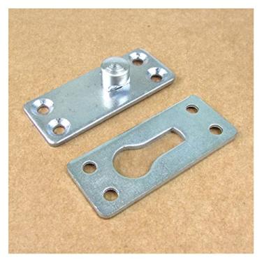 Imagem de Dobradiça pivô suporte de viga de cama suporte conector fixo de madeira parafuso engrossar dobradiças de cama suporte de canto acessórios de hardware de móveis conjunto de dobradiças 4 peças (cor