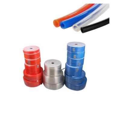 Imagem de Compressor de ar de componente pneumático de 10 metros tubo de poliuretano tubo de mangueira de ar PU 6 mm OD x 4 mm ID (vermelho)