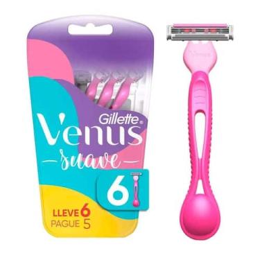 Imagem de Aparelho de Depilar Gillette Venus Suave 6 Unidades