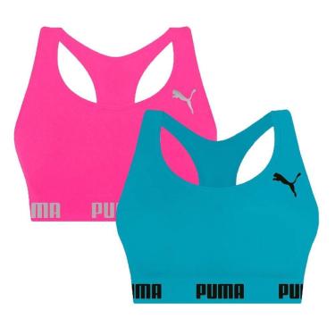 Imagem de Kit 2 Tops Puma Nadador Sem Costura Feminino