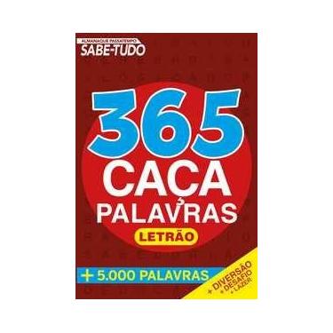 Imagem de Livro - Almanaque Passatempo - Sabe tudo - 365 caça palavras
