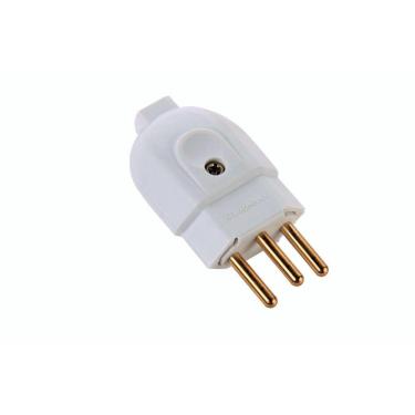 Imagem de Plugue Macho 2p+t 10 A 250 V Tramontina Branco Tramontina