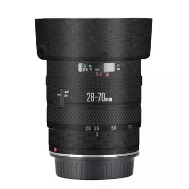 Imagem de EF 28-70 3.5-4.5 II Capa de lente película antirarranhões adesivo protetor de corpo película protetora decalque para Canon EF 28-70mm F3.5-4.5 II (preto favo de mel)