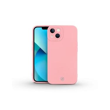 Imagem de Capa para iPhone 13 - Rosa - Silicon Cloud - Gshield
